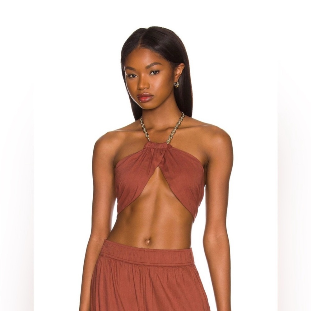 WeWoreWhat Bandana Wrap Top Size Medium